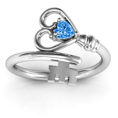 Key to Her Heart Ring - Handcrafted & Custom-Made