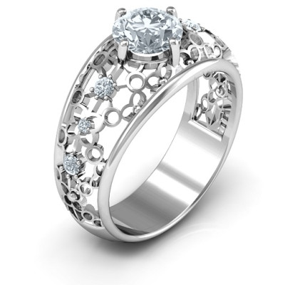 Looking at Love Ring - Handcrafted & Custom-Made