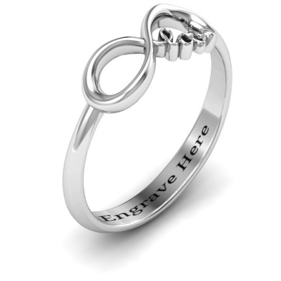 Love Infinity Ring - Handcrafted & Custom-Made