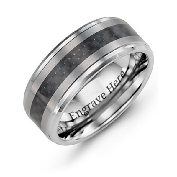 Men's Trinity Tungsten Ring - Handcrafted & Custom-Made