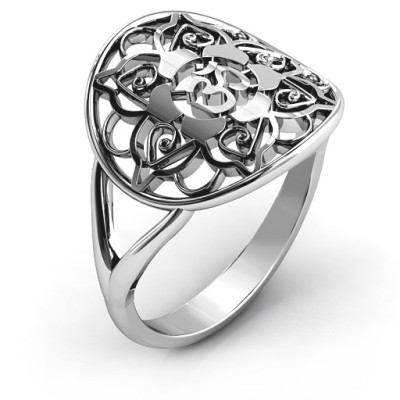 Om Mandala Ring - Handcrafted & Custom-Made