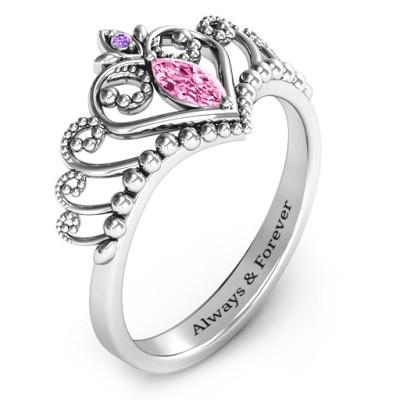 Once Upon A Time Tiara Ring - Handcrafted & Custom-Made