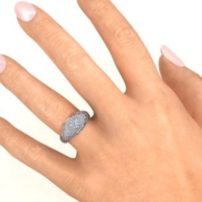 Paved in Love Ring - Handcrafted & Custom-Made