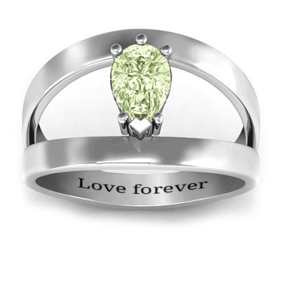 Pear With Flair Ring - Handcrafted & Custom-Made