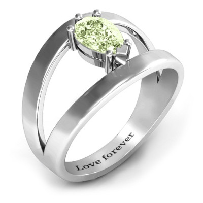 Pear With Flair Ring - Handcrafted & Custom-Made
