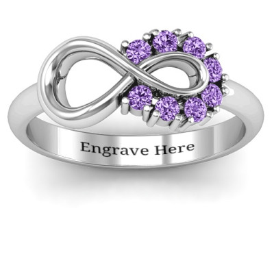 Precious Infinity Ring - Handcrafted & Custom-Made