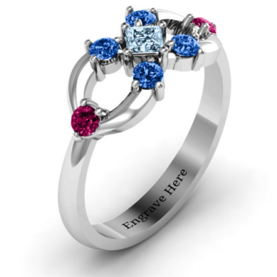 Princess Centre Infinity Ring - Handcrafted & Custom-Made