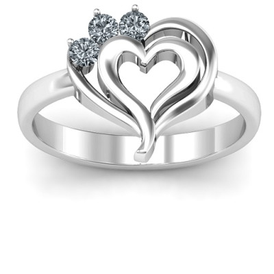 Radial Love Ring - Handcrafted & Custom-Made