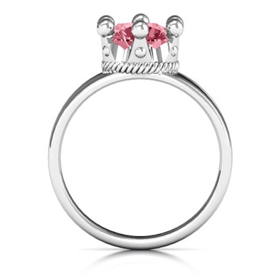 Radiant Royal Crown Ring - Handcrafted & Custom-Made