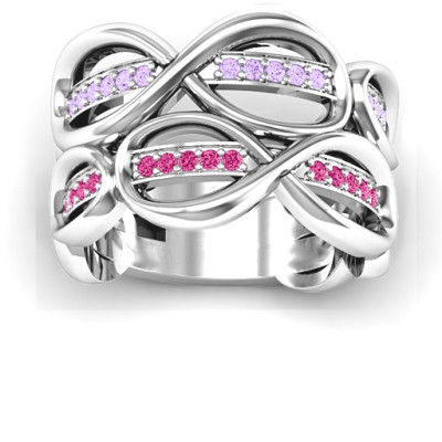Ravishing Love Infinity Ring - Handcrafted & Custom-Made