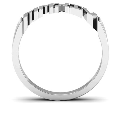 Roman Numeral Unisex Graduation Ring - Handcrafted & Custom-Made