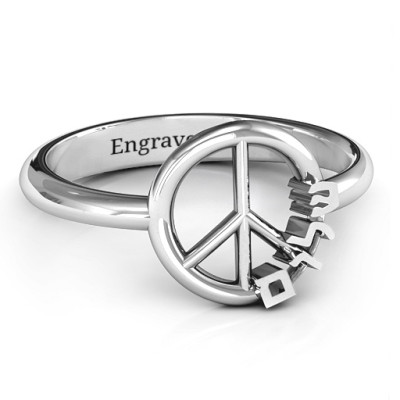 Shalom Peace Ring - Handcrafted & Custom-Made