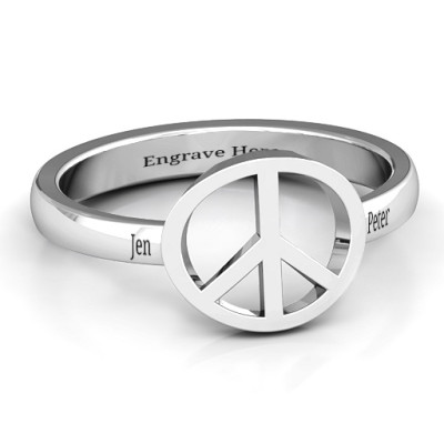 Shanti Peace Ring - Handcrafted & Custom-Made