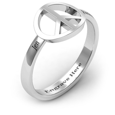 Shanti Peace Ring - Handcrafted & Custom-Made