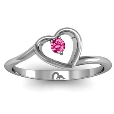 Single Heart Bypass Ring - Handcrafted & Custom-Made