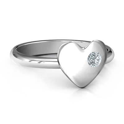 Soulmate's Heart Ring - Handcrafted & Custom-Made