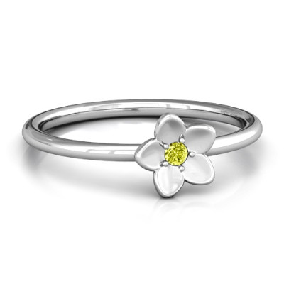 Stackr 'Azelie' Flower Ring - Handcrafted & Custom-Made