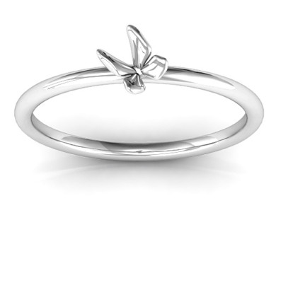 Stackr Soaring Butterfly Ring - Handcrafted & Custom-Made