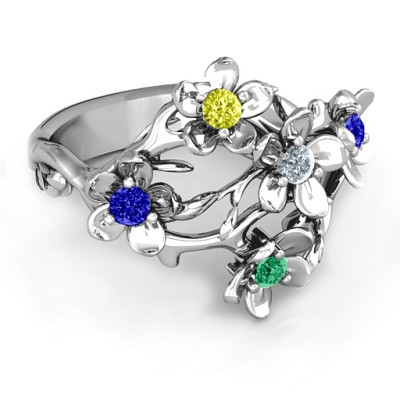 Sterling Silver  Garden Party  Ring - Handcrafted & Custom-Made