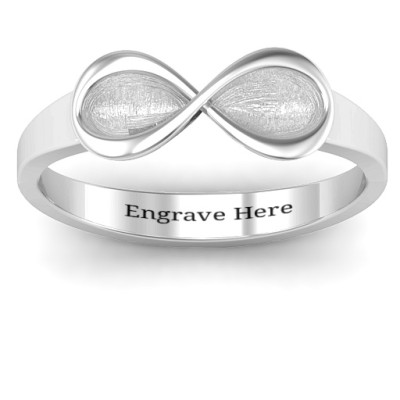 Sterling Silver  Vogue  Infinity Ring - Handcrafted & Custom-Made