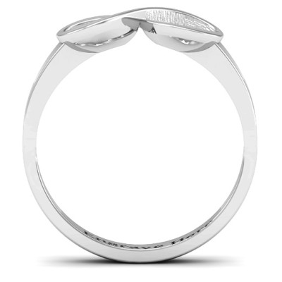 Sterling Silver  Vogue  Infinity Ring - Handcrafted & Custom-Made