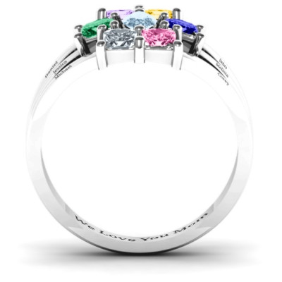 Sterling Silver Charlotte Centre Marquise and Princess Ring - Handcrafted & Custom-Made