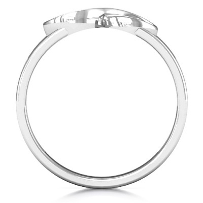 Sterling Silver Men's Expression of Infinity Band - Handcrafted & Custom-Made