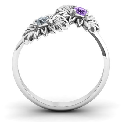 Sun Flowers Ring - Handcrafted & Custom-Made