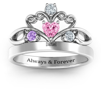 Tale Of True Love Tiara ring - Handcrafted & Custom-Made