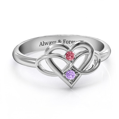 Together Forever Two-Stone Ring  - Handcrafted & Custom-Made