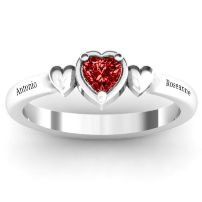Triple Heart Ring - Handcrafted & Custom-Made