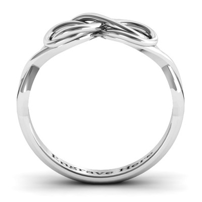 Wired for Love Infinity Ring - Handcrafted & Custom-Made