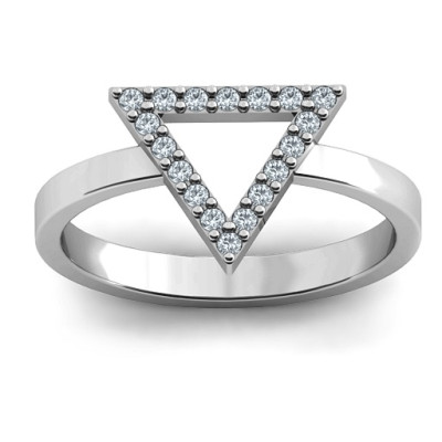 Your Best Triangle with Accents Ring - Handcrafted & Custom-Made