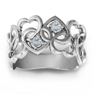 Your Heart and Mine Ring - Handcrafted & Custom-Made