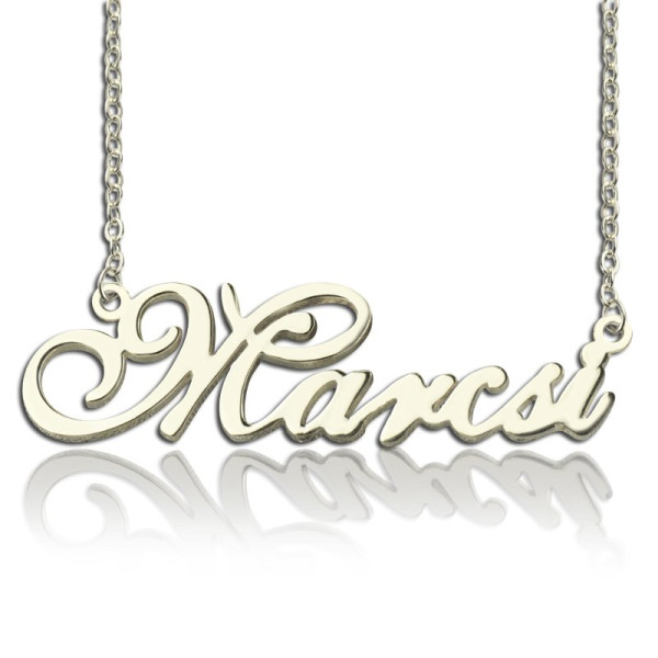 Personalised Nameplate Necklace Sterling Silver - Handcrafted & Custom-Made