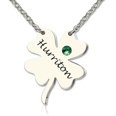 Clover Good Luck Charms Shamrocks Necklace Sterling Silver - Handcrafted & Custom-Made