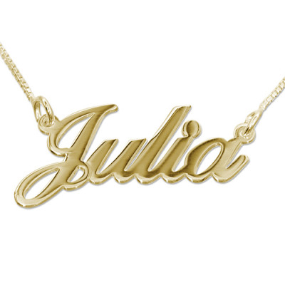 18ct Gold Classic Name Necklace - Handcrafted & Custom-Made