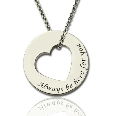 Personalised Promise Necklace For Her Sterling Silver - Handcrafted & Custom-Made