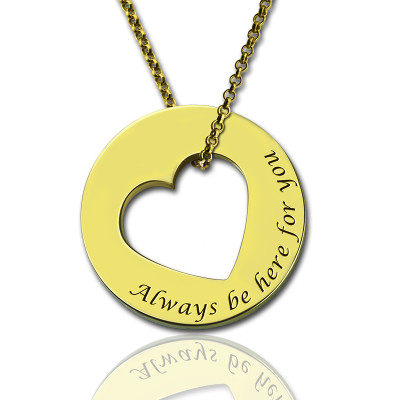 Always Be Here For You Promise Necklace - Handcrafted & Custom-Made