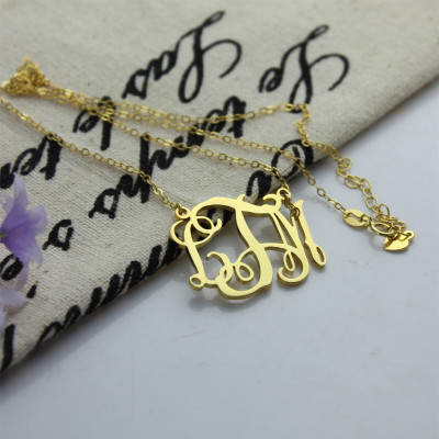 Cut Out Taylor Swift Monogram Necklace 18ct Gold Plated - Handcrafted & Custom-Made