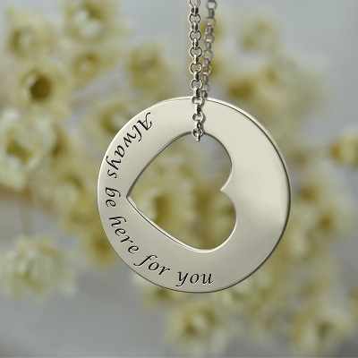 Personalised Promise Necklace For Her Sterling Silver - Handcrafted & Custom-Made