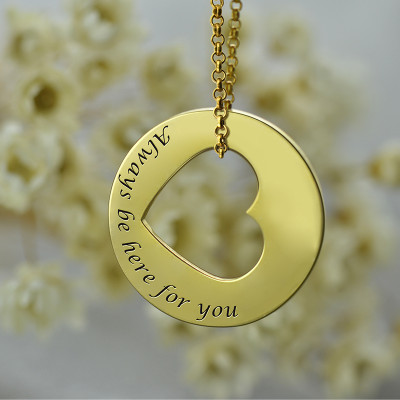 Always Be Here For You Promise Necklace - Handcrafted & Custom-Made