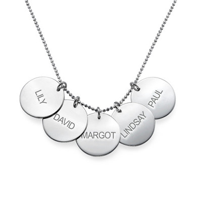 Personalised Multi Disc Necklace - Handcrafted & Custom-Made