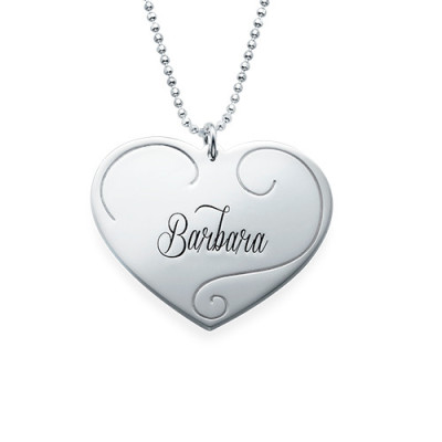Engraved Heart Pendants - Mother Daughter Jewellery - Handcrafted & Custom-Made