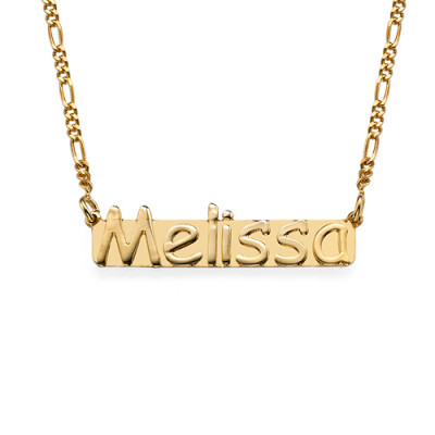 18k Gold Plated Sterling Silver Name Necklace - Handcrafted & Custom-Made