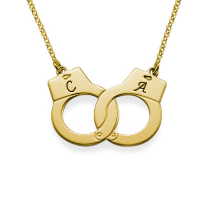 Handcuff Necklace in 18ct Gold Plating - Handcrafted & Custom-Made