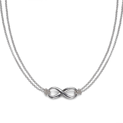 Silver Infinity Necklace - Handcrafted & Custom-Made