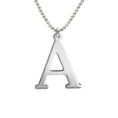 Initials Necklace in Silver - Handcrafted & Custom-Made