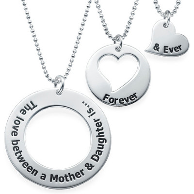 Mother Daughter Jewellery - Three Generations Necklace - Handcrafted & Custom-Made