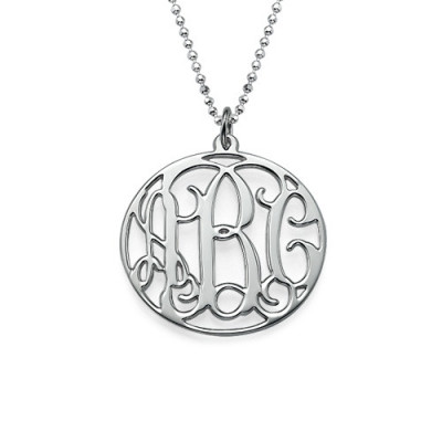 Personalised Circle Initials Necklace - Handcrafted & Custom-Made